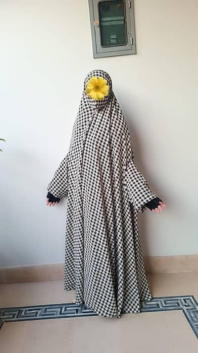 Exclusive Women's Irani Abaya Cheddar_High Quality printed Hijab/Burqa