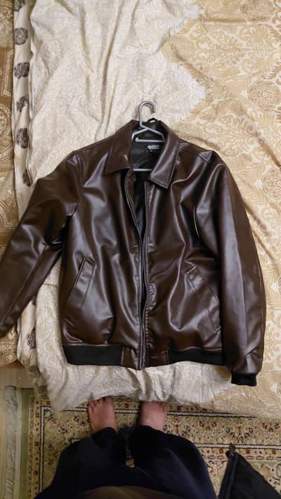 leather jacket for sale in Large size