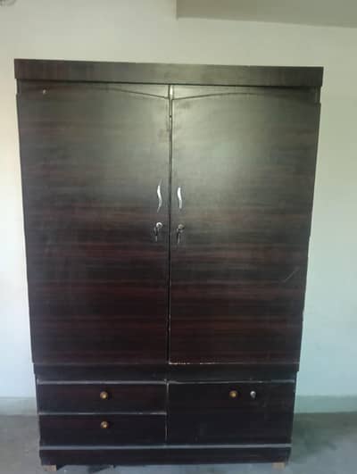 wooden wardrobe available