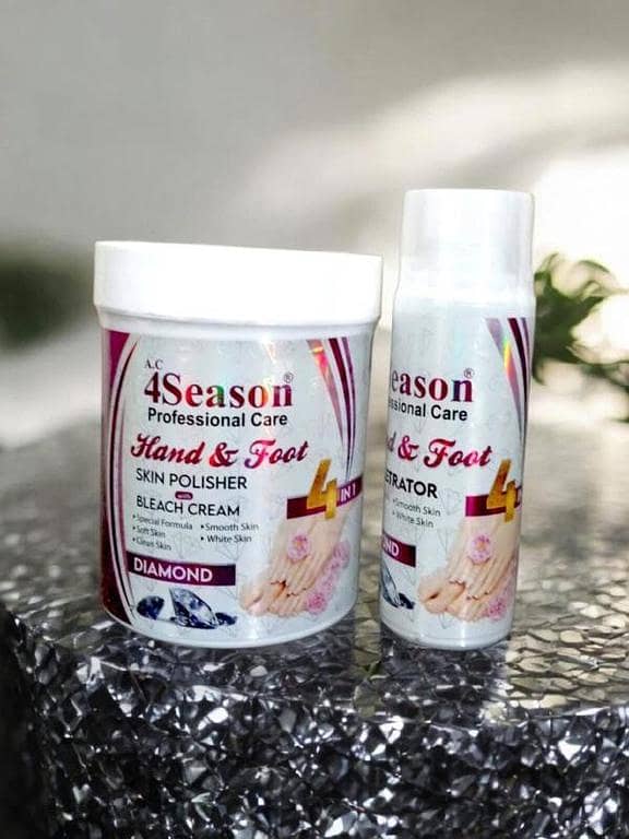 4 season hand & foot skin polish with bleach cream| 4 in 1-300g