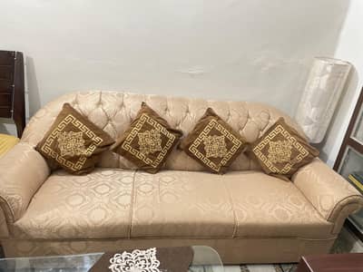 WOODEN SOFA SET