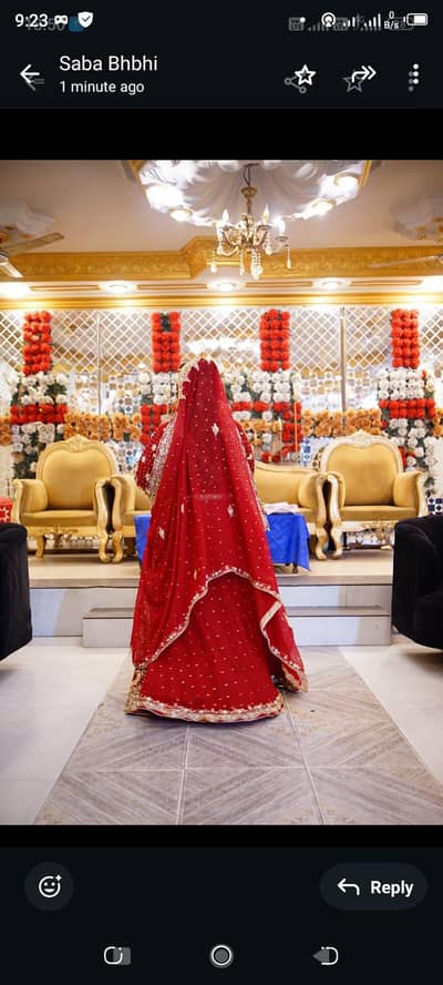 Barat Lehnga 1 time used