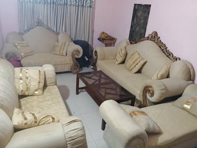 Brand New 7-Seater Luxury Sofa Set with Molty Foam (Turkish Style)