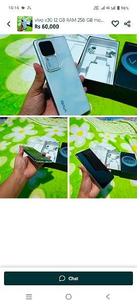 vivo v30 12 GB RAM 256 GB memory 0325/1512/146