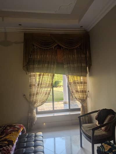 Royal curtains of two windows
