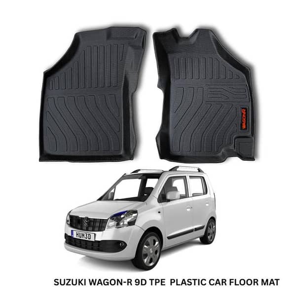 SUZUKI WAGON-R 9D TPE PLASTIC HEAVY DUTY CAR FLOOR MAT