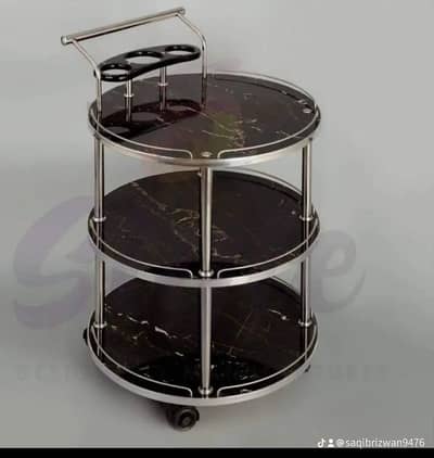 Tea trolley serving cart kitchen wooden tea trolley metal tea trolly