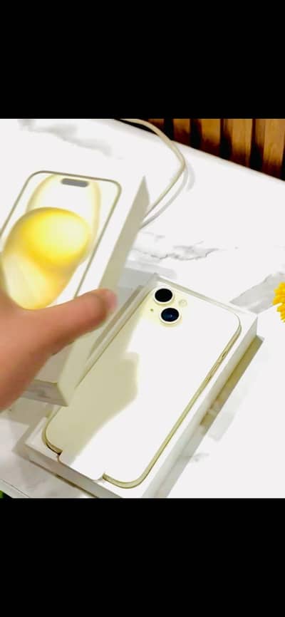 I phone 15 Jv with box 10/10 lush condition