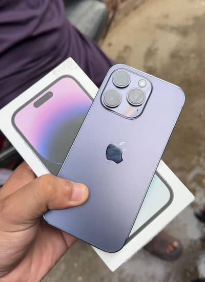 iPhone 14 pro jv LLA model with box 128 gb urgent sale