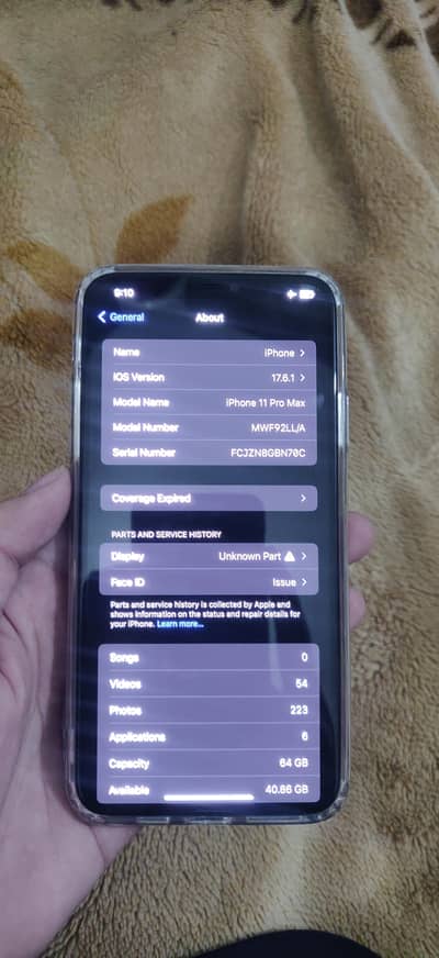 iPhone 11pm in good condition