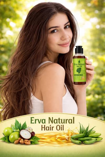 A female is required for hair oil marketing.