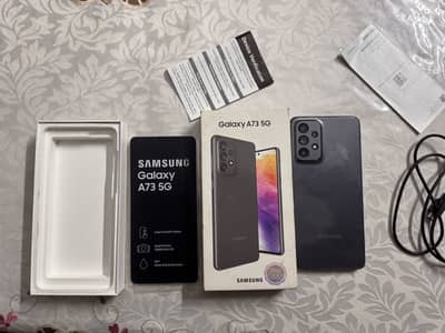 SAMSUNG A73 5G 8/256 PTA APPROVED WITH BOX
