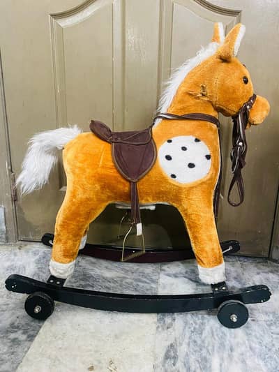 musical horse swing walker