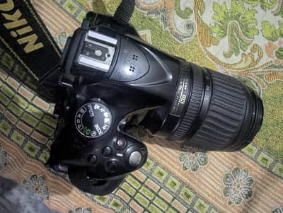 Nikon D5200 with Lens & 2 Batteries & Charger