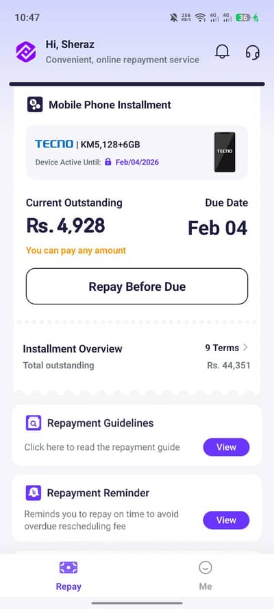 tecno spark 40 6/128 ajj hi warranty start howi hai