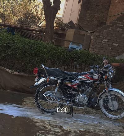 honda cg 125 2024 serial 86 hyderabad registered