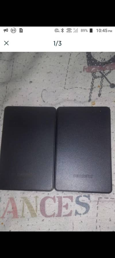 2 Samsung 2.5" External HDD – 250GB + 500GB – Original
