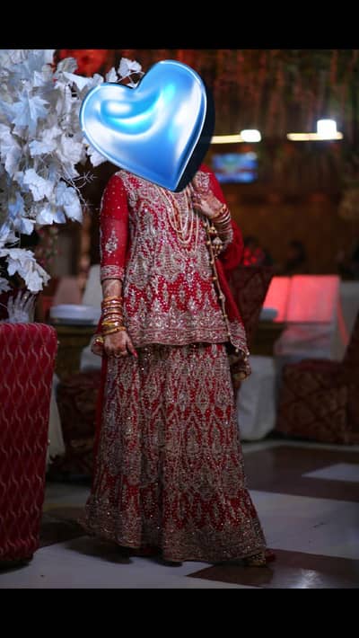 Bridal dress for Barat