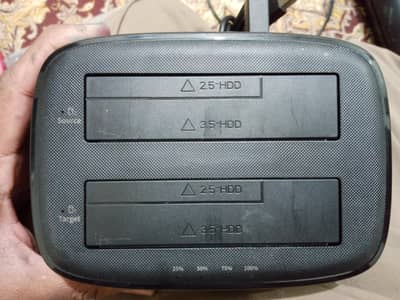 Dual bay offilne clone hardrive docking station