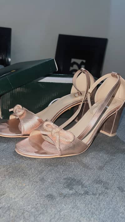 Barely Used Rose Gold Party/wedding Heels – Size 11