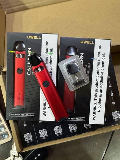 Caliburn A3 pod or vape 18+