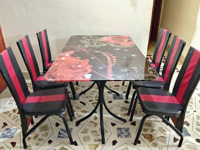 Dining Table with 6 Chairs for Sale