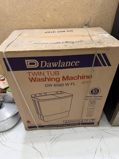 Dawlance washing machine DW 6580 W FL