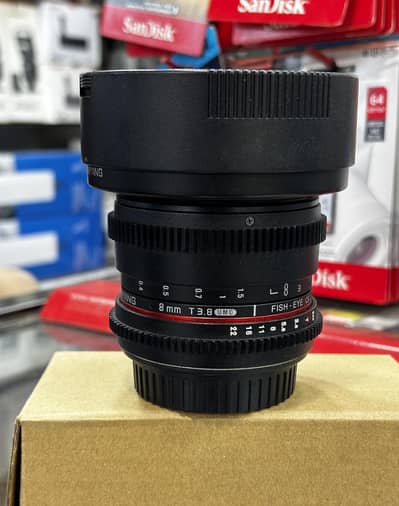Samyang 8mm 3.8T - Fish eye lens - Canon mount