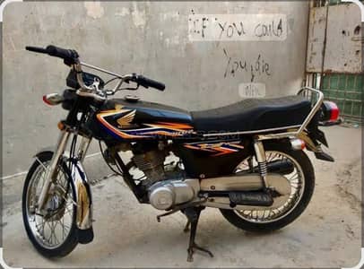 honda cg 125.2018 model lush condition 03227693796