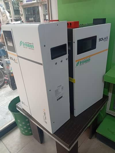 fronus solax lithium batery touch scren disply 5kw=100Ampere=8000cycle
