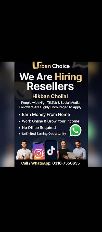 To get job contact on Whatsapp 030167550655