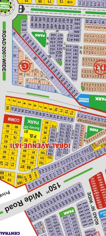 1 kanal plot for sale in Iqbal avenu housing society ph1 lhr