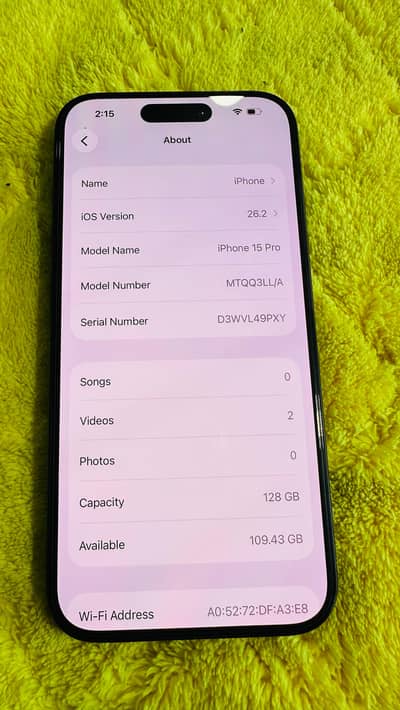 Apple iPhone 15 Pro urgent sale