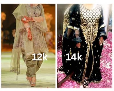 Preloved black maxi | heavy work | formal dress for sale | party wear