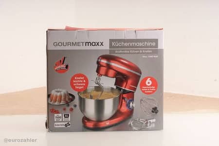 GOURMETmaxx Kitchen Machine - 1500W, 5L Stainless Steel Bowl