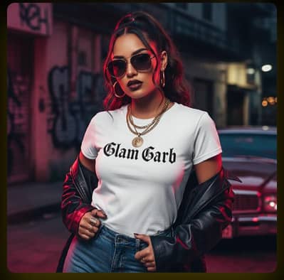 White T-shirt best quality by Glam Garb