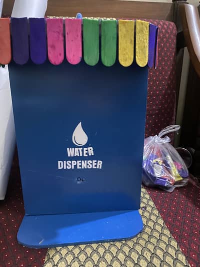 Water dispenser through censor