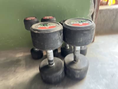 Dumbbells and wait plates