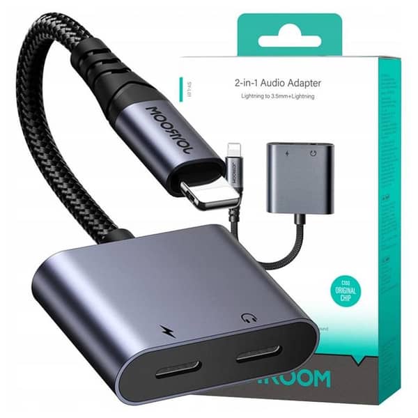 Joyroom SY-L01 2-In-1 Audio Adapter - The Ultimate iPhone & iPad Companion