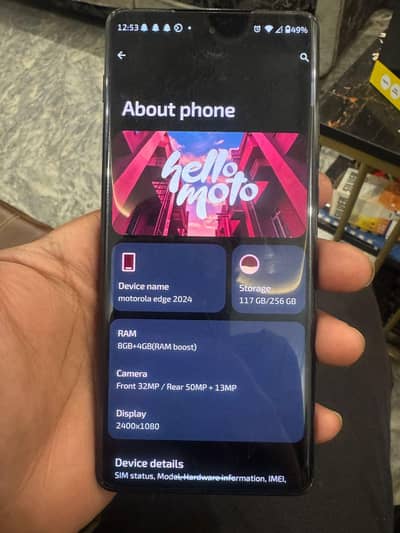Moto edge 50 fusion 2024 non PTA 256gb