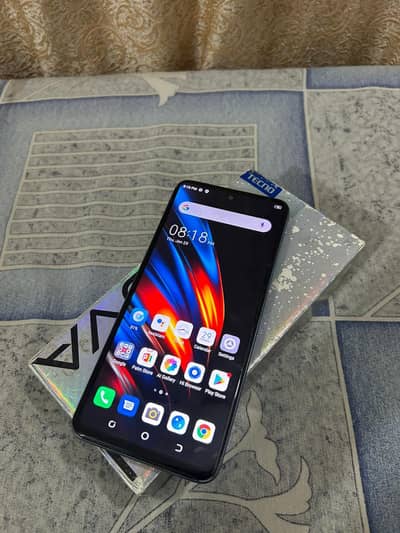 Tecno pova 2 with box 6/128 largest battery phone