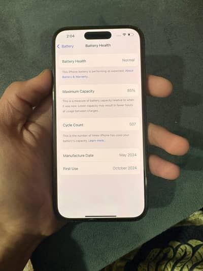 iPhone 15 pro 256gb jv 10/10 condition 85 battery health