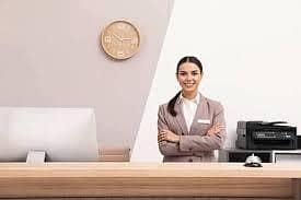 female receptionist required