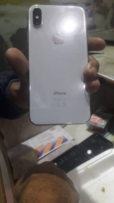 apple iPhone x white 64gb non pta