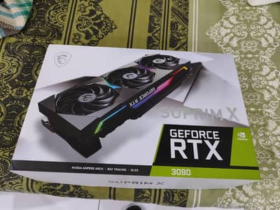MSI Supreme X Nvidia Geforce RTX 3090 24GB GDDR6X Sealed with Box