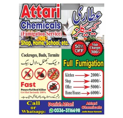 Attari Chemicals fumigation service pest control
