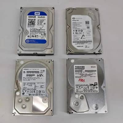 mixed pulled desktop computer PC internal 3.5" HDD hard drive 120/160