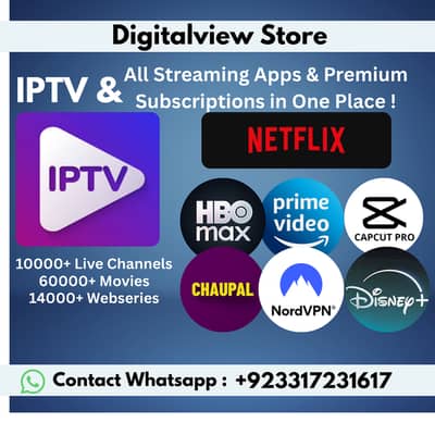 IPTV Services- - 4k hd fhd UHD Tv - 3D Dubbed Movies All Webseries