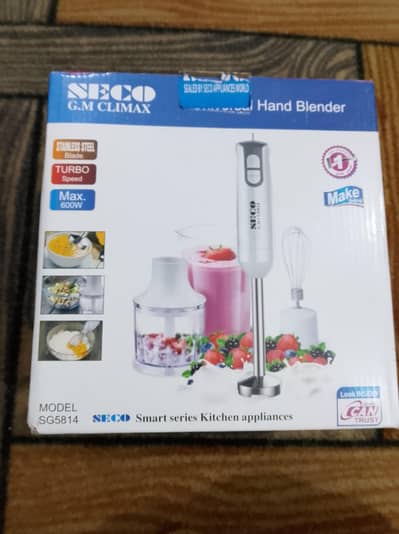 Seco(Japan)Hand blender 4 in 1