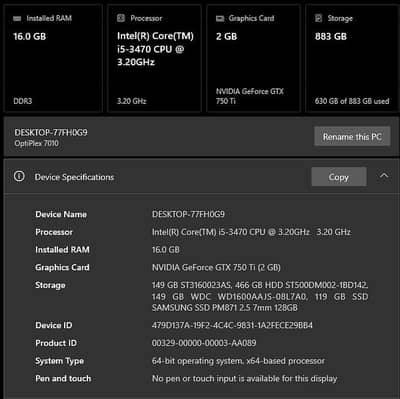 Well Maintained Gaming PC for Sale